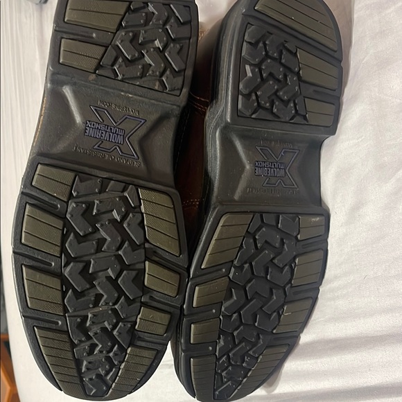 Men's Brown Leather Boots - Picture 4 of 5